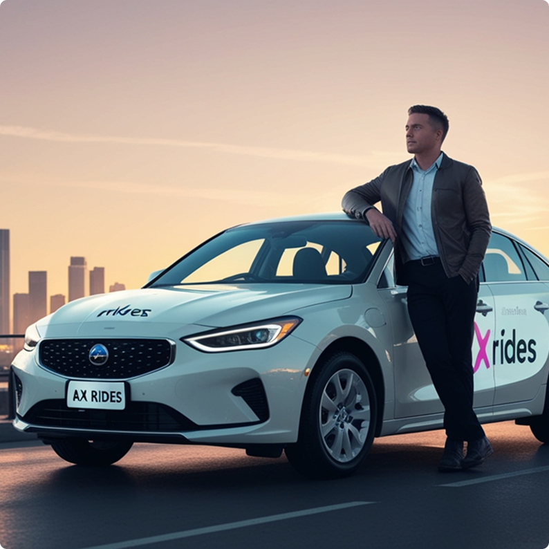 Driver using navigation app